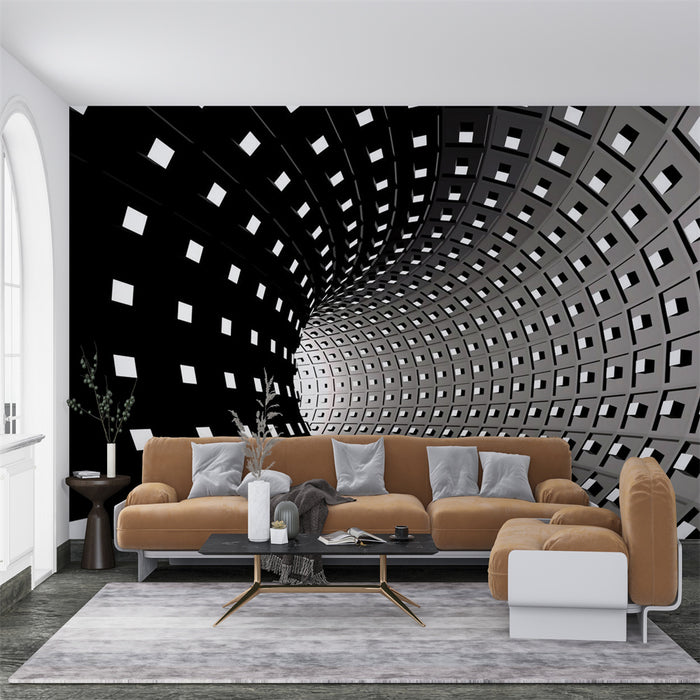 Time and Space Tunnel Wallpaper Mural