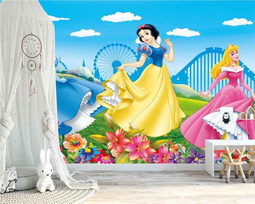 Cinderella, Snow White, and Sleeping Beauty Wallpaper Murals