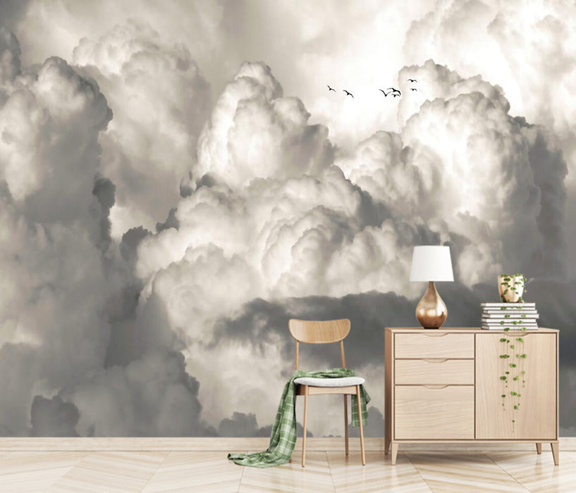 Clouds before the storm, wallpaper murals