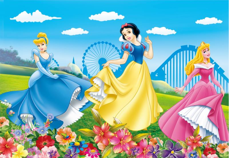 Cinderella, Snow White, and Sleeping Beauty Wallpaper Murals