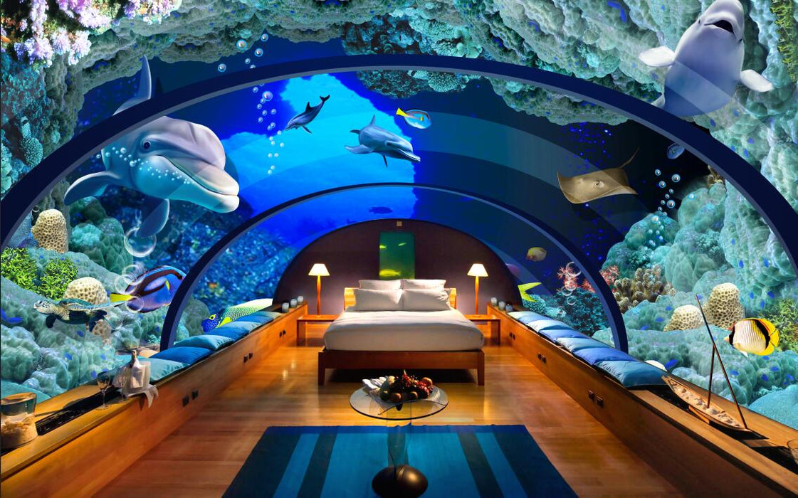 Wallpaper Fantasy Underwater World Murals