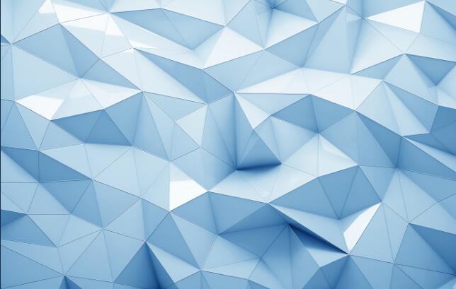 Modern minimalist polygon geometric pattern design wallpaper mural