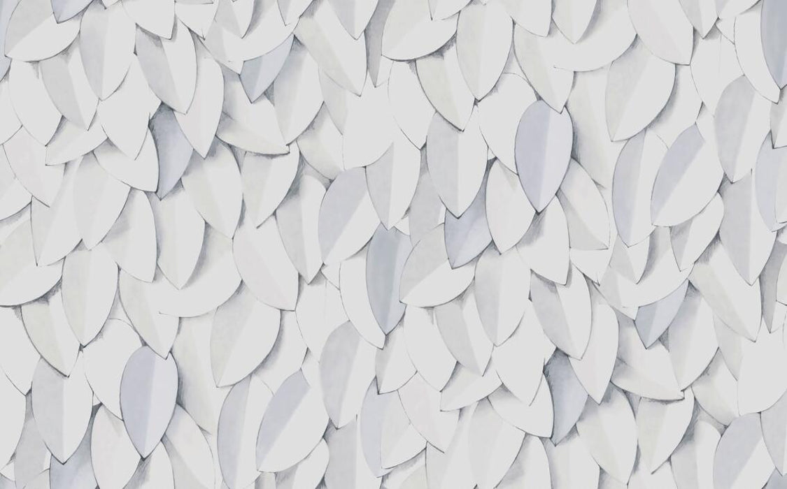 Wallpaper with modern and minimalist beauty, featuring patterns of fish scales or feathers