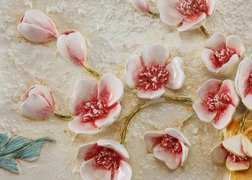 Exquisite and romantic flowers, wallpaper murals