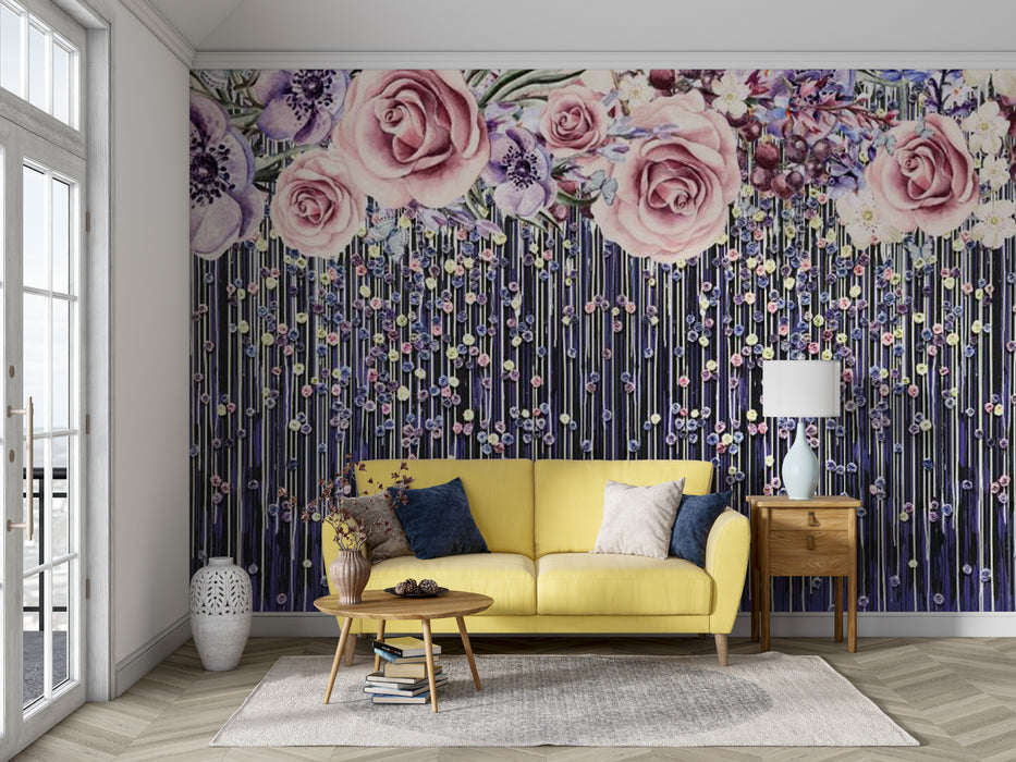 Wallpaper, murals, blooming roses