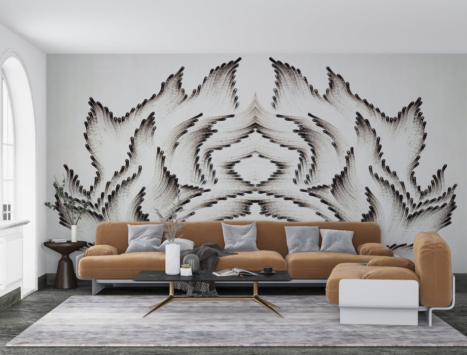 Wallpaper is a simple and artistic mural